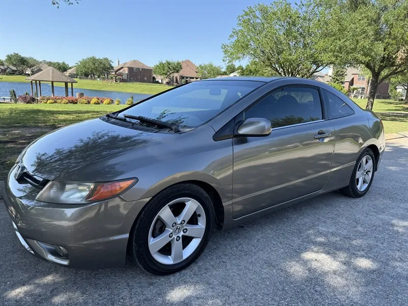 Front view of Used 2006 Honda Civic EX for sale in Springs TX