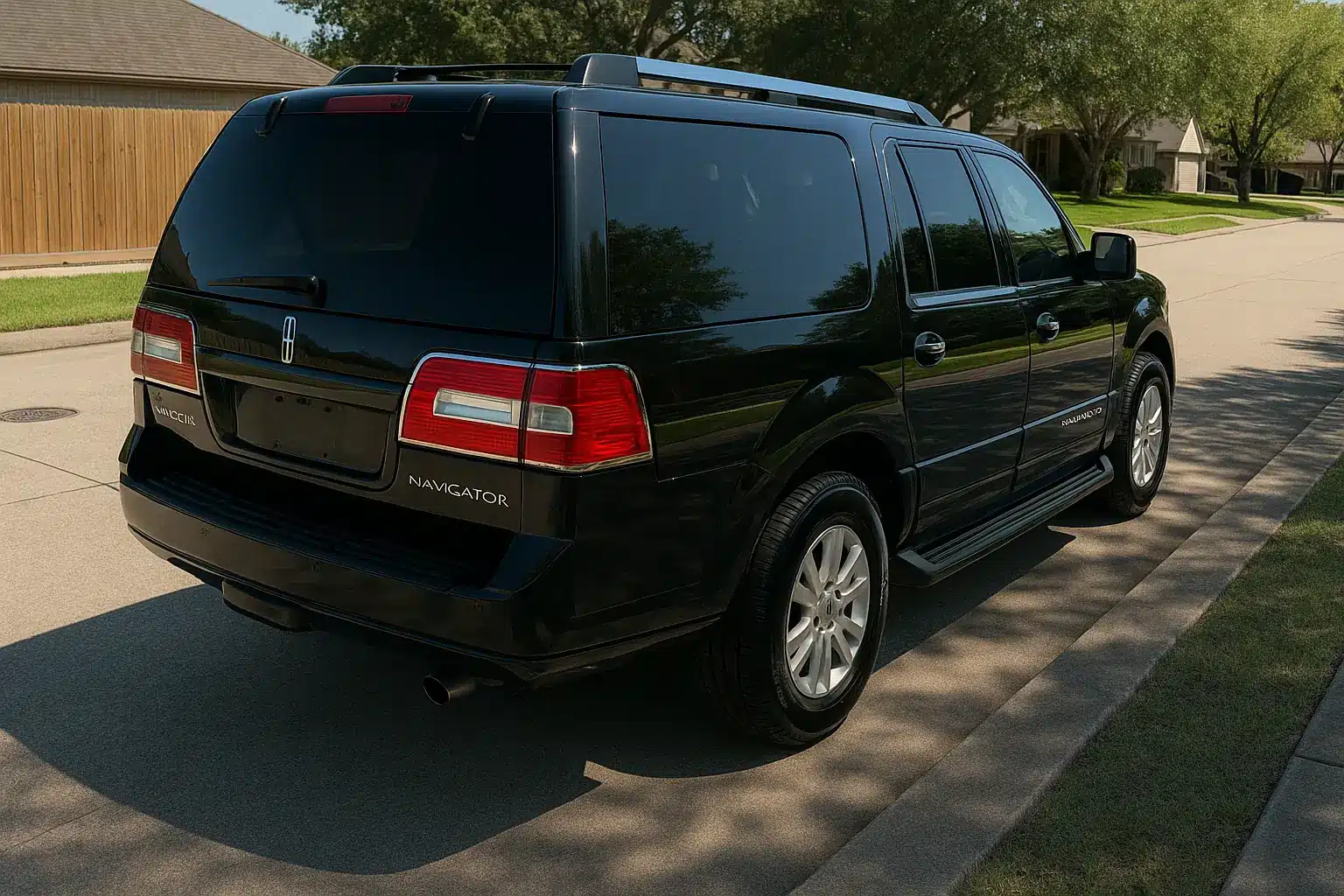 Spacious from every angle — rear view of the 2013 Lincoln Navigator L
