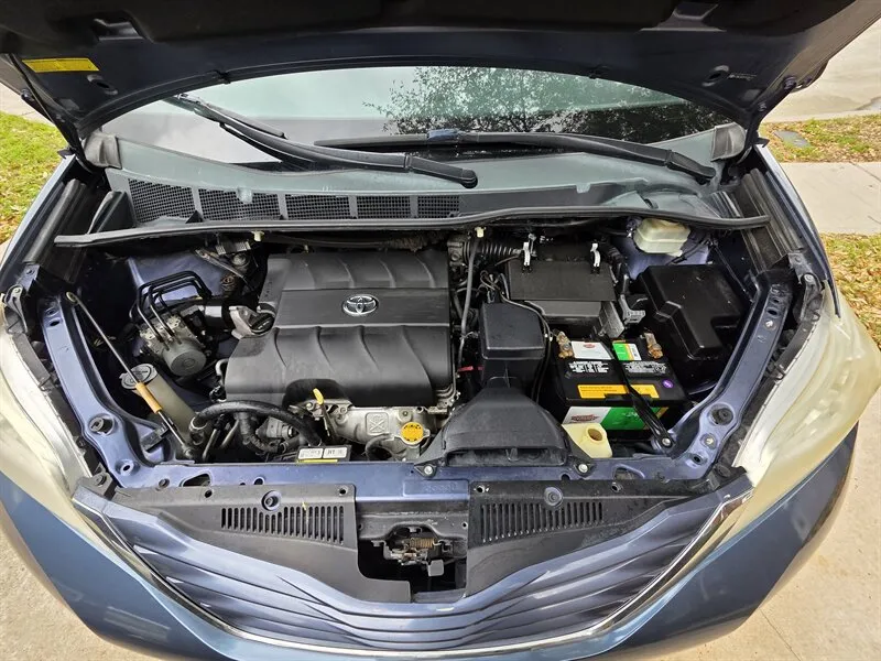 Engine view of a Used 2015 Toyota Sienna LE 8 Passenger for sale in Spring TX