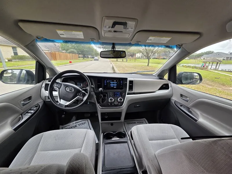 Seat view of a Used 2015 Toyota Sienna LE 8 Passenger for sale in Spring TX