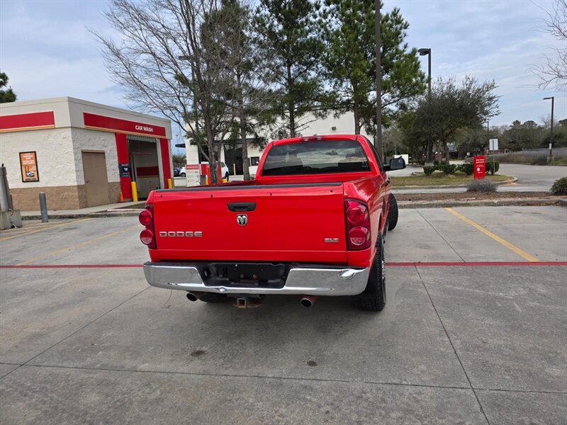 Rear tailgate and bumper view of the Dodge Ram