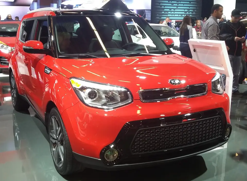 Kia exterior model example