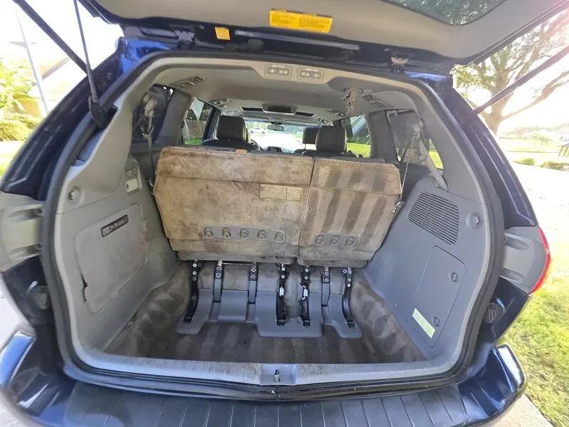Toyota Sienna cargo area behind third row near Houston TX
