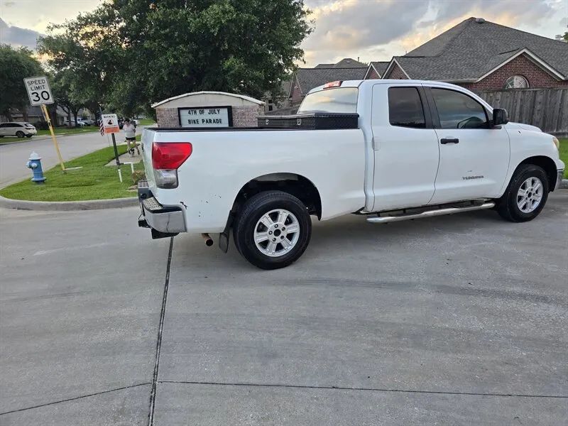 White Toyota Tundra Double Cab SR5 used pickup near Houston TX